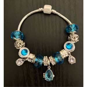 Teardrop Charm Bracelet